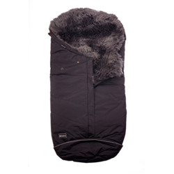 Aitas vilnas guļammaiss ratiem Bozz black-grey, 95 cm Aitas vilnas guļammaiss ratiem Bozz black-grey, 95 cm
