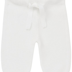 Вязаные хлопковые штаны Noppies, White