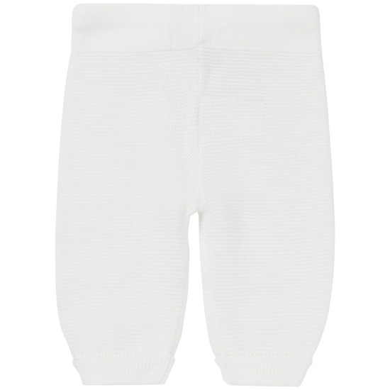 Вязаные хлопковые штаны Noppies, White - Noppies