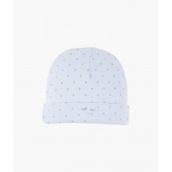 Plāna cepurīte Livly, Saturday Ninni hat baby blue/silver dots