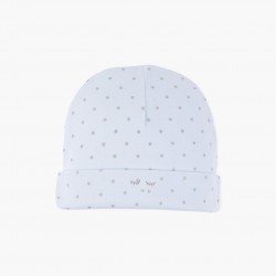 Plāna cepurīte Livly, Saturday Ninni hat baby blue/silver dots Plāna cepurīte Livly, Saturday Ninni hat baby blue/silver dots