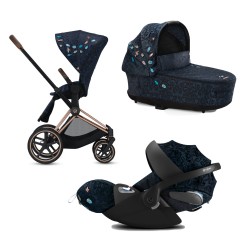 Cybex Priam V4 3 vienā - Rāmis Rose Gold + Jewels of Nature Cybex Priam V4 3 vienā - Rāmis Rose Gold + Jewels of Nature