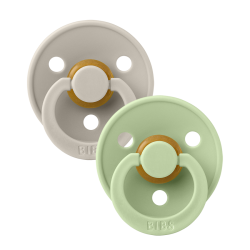 Knupīšu komplekts BIBS Sand / Pistachio - 0-6 m Knupīšu komplekts BIBS Sand / Pistachio - 0-6 m