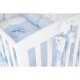 Комплект Кроватка + Матрас + Постельное Бельё Dream Blue - Picci / Dili Best