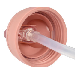 Mācību krūzīte ar caurulīti Beaba 300 ml, Old Pink