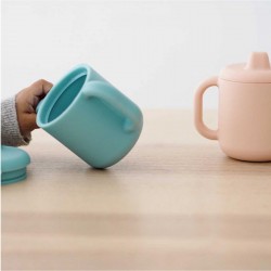 Silicone learning cup pink Silicone learning cup pink