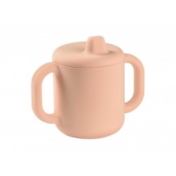 Silikona mācību krūze Beaba, pink