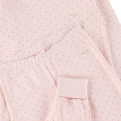 Pidžamas kostīms Livly Saturday 2 piece set pink/gold dots Pidžamas kostīms Livly Saturday 2 piece set pink/gold dots