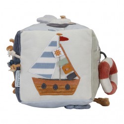 Mīksts attīstošs kubs Little Dutch Sailors Bay Mīksts attīstošs kubs Little Dutch Sailors Bay