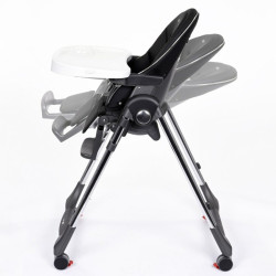 Barošanas krēsls Peg Perego Prima Pappa Follow Me NEW - HI-TECH LICORICE Barošanas krēsls Peg Perego Prima Pappa Follow Me NEW - HI-TECH LICORICE