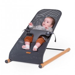 Šezlongs Childhome EVOLUX BOUNCER - NATURAL ANTHRACITE Šezlongs Childhome EVOLUX BOUNCER - NATURAL ANTHRACITE