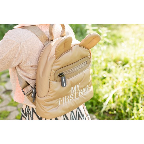 Детский рюкзак CHILDHOME My first bag PUFFERED - BEIGE - Childhome
