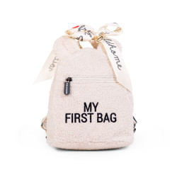 Bērnu mugursoma CHILDHOME My first bag TEDDY OFF WHITE Bērnu mugursoma CHILDHOME My first bag TEDDY OFF WHITE