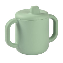 BEABA SILICONE LEARNING CUP SAGE GREEN BEABA SILICONE LEARNING CUP SAGE GREEN