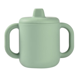 BEABA SILICONE LEARNING CUP SAGE GREEN BEABA SILICONE LEARNING CUP SAGE GREEN
