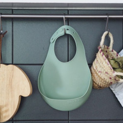 BEABA SILICONE BIB SAGE GREEN BEABA SILICONE BIB SAGE GREEN
