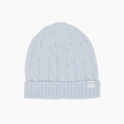 Bērnu cepure Livly Cable Knit Hat Blue, 100% Kašmirs