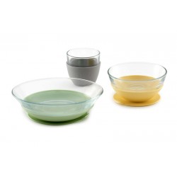 Baby glassware set BEABA, Yellow Baby glassware set BEABA, Yellow