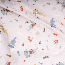 Bedding set JERSEY Little Dinos, 100x135 + 40x60 cm Bedding set JERSEY Little Dinos, 100x135 + 40x60 cm