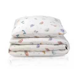 Bedding set JERSEY Little Dinos, 80x80 + 35x40 cm Bedding set JERSEY Little Dinos, 80x80 + 35x40 cm