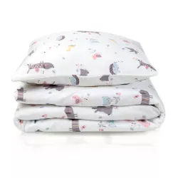 Bedding set JERSEY Crazy animals, 80x80 + 35x40 cm Bedding set JERSEY Crazy animals, 80x80 + 35x40 cm