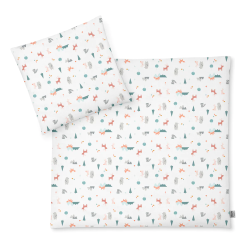 Bed linen set JERSEY Little Fox, 80x80 + 35x40 cm Bed linen set JERSEY Little Fox, 80x80 + 35x40 cm