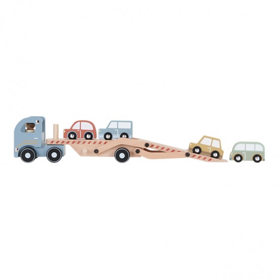 Koka piekabe Little Dutch, Wooden transport truck FSC - Little Dutch
