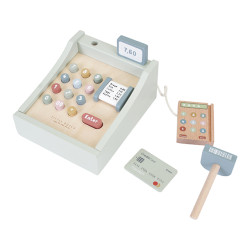 Игрушечный кассовый аппарат со сканером Little Dutch