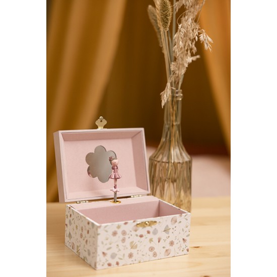 Musical Jewellery Box Flowers & Butterflies - Little Dutch