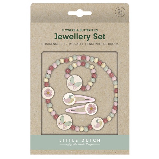 Jewellery Set Flowers & Butterflies - Little Dutch