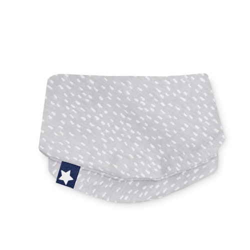 Lakatiņš-lacīte Jersey Tiny Squares grey