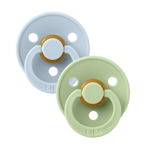 Knupīšu komplekts BIBS Baby Blue/Pistachio 6-18 m