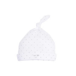 Plāna cepurīte Livly, Saturday Tossie hat white/silver dots