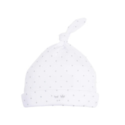 Plāna cepurīte Livly, Saturday Tossie hat white/silver dots Plāna cepurīte Livly, Saturday Tossie hat white/silver dots