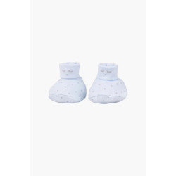 Zābaciņi Livly Saturday Footies blue/silver dots