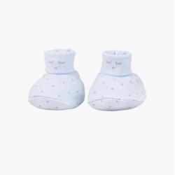 Livly Saturday Footies blue/silver dots Livly Saturday Footies blue/silver dots