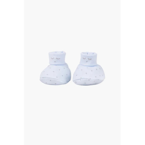 Zābaciņi Livly Saturday Footies blue/silver dots