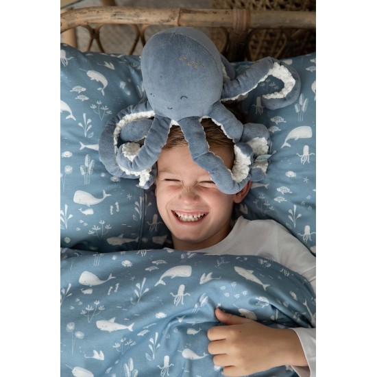 Mīksta rotaļlieta-astoņkājis Ocean Blue - Little Dutch