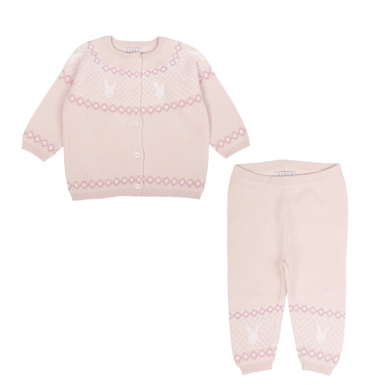 Suit Livly , PINK FAIR ISLE - Livly Clothing