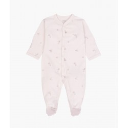 Rāpulis Livly Simplicity Footie, ABC blocks pink