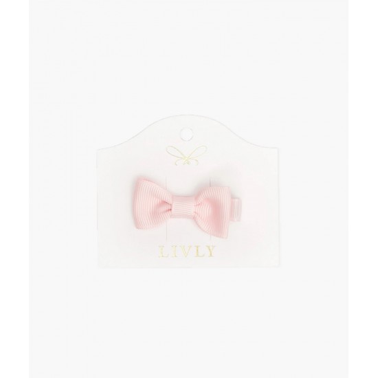 Заколка-бантик Livly Cotton Candy pink, small - Livly Clothing