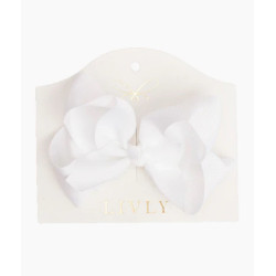 Livly Cotton Medium Bow Snow Angel Livly Cotton Medium Bow Snow Angel