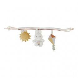 Stroller toy chain Miffy  ́Vintage Sunny Stripes ́ Stroller toy chain Miffy  ́Vintage Sunny Stripes ́