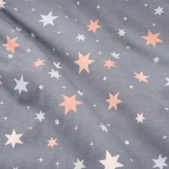 Gultas veļas komplekts JERSEY Shiny Stars 100/135 + 40/60 cm - Julius Zollner