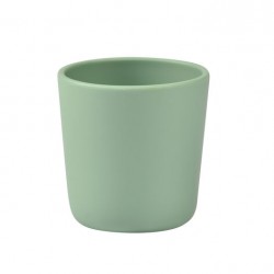SILICONE ANTI SLIP CUP - SAGE GREEN SILICONE ANTI SLIP CUP - SAGE GREEN