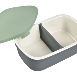 CERAMIC LUNCH BOX MINERAL/SAGE GREEN CERAMIC LUNCH BOX MINERAL/SAGE GREEN