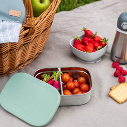 STAINLESS STEEL LUNCH BOX - SAGE GREEN STAINLESS STEEL LUNCH BOX - SAGE GREEN