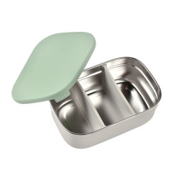 Nerūsējošā tērauda pusdienu kaste BEABA, SAGE GREEN Nerūsējošā tērauda pusdienu kaste BEABA, SAGE GREEN