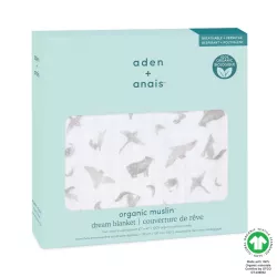 Aden Anais Map the Stars-Sky Animals Muslin Blanket 120x120cm