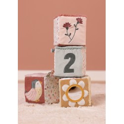 Set of soft cubes Flowers&Butterflies